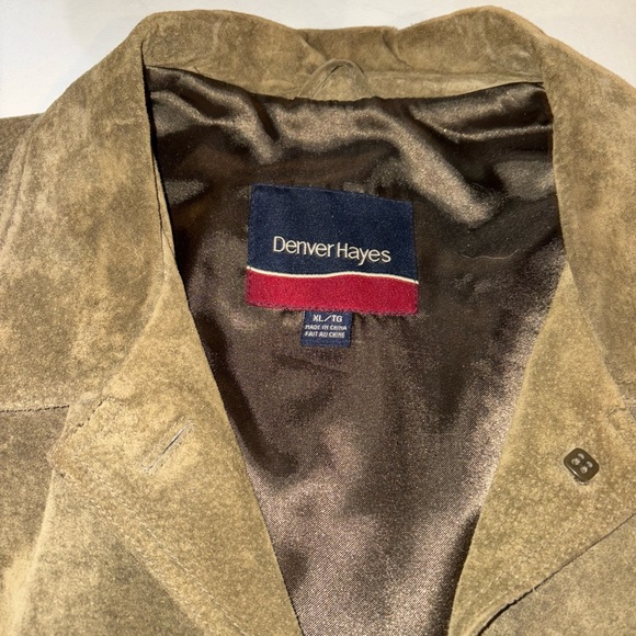 Women’s Suede  Moss Green Coat - Picture 8 of 10